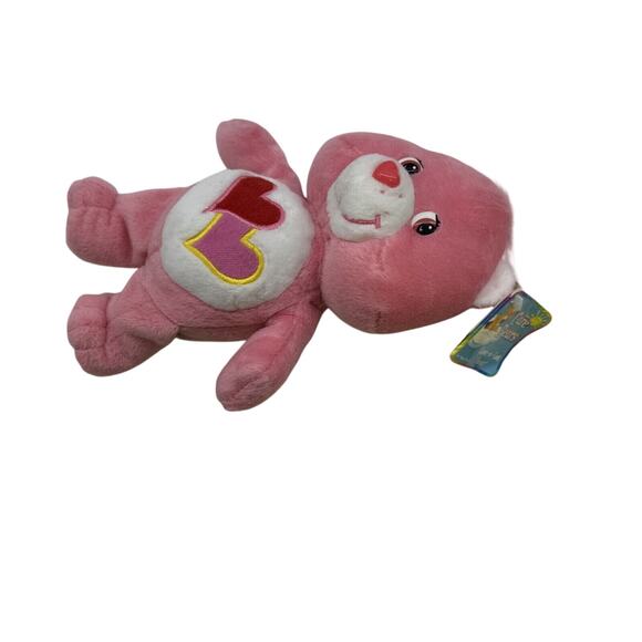 Care Bears Love A Lot Bear 8" Plush Pink Hearts 20th Anniversary Play Along Doll - Picture 9 of 9
